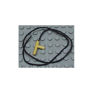 LEGO - Minifigure, Utensil Hose Nozzle Simple with 35L Black String - Yellow - Picture 1 of 1