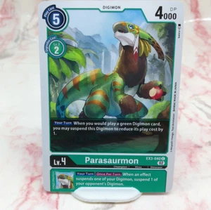 Digimon Card - Parasaurmon EX3-040 C Draconic Roar - NM - Picture 1 of 2