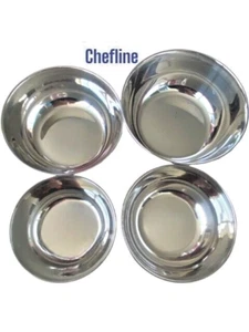 Stainless Steel Indian Curry Snack Katori Bowl Stackable Serving Food 7,8,9,10cm - Picture 1 of 7