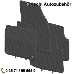 For Audi Q4 E-Tron Skoda Enyaq VW ID.4 ID.5 Black Rubber Floor Mat ## - Picture 1 of 3