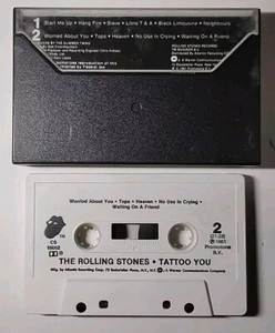 THE ROLLING STONES - TATTOO YOU Cassette Tape, CS 16052 (1981) VG+ - Picture 1 of 2