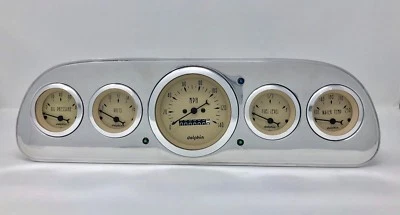 1960 1961 1962 1963 Ford Falcon Gauge Dash Cluster Tan - Image 1 of 4