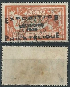 1929 FRANKREICH GEBRAUCHTE PHILATELISTISCHE AUSSTELLUNG LE HAVRE - EDF016 - Bild 1 von 1
