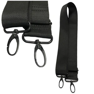 Laptop 25” Replacement Strap Crossbody Messenger Removable Nylon Black Short - Picture 1 of 5