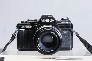Exc++ Minolta X700, 35mm Film SLR w/50mm F1.7 Lens. Just CLA'd! Fully Serviced - Picture 1 of 10