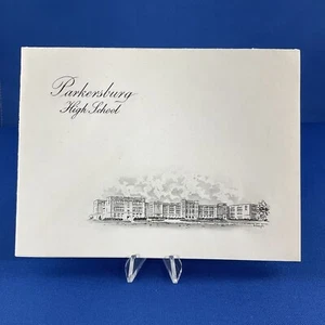1957 Parkersburg High School West Virginia Graduation Commencement Announcement - Picture 1 of 5