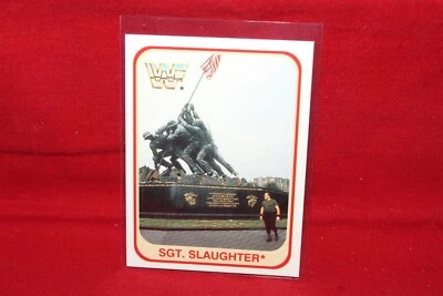 1991 Merlin WWF сержант Слотер #125 /150 итальянский рестлинг упаковка свежая - Изображение 1 из 2