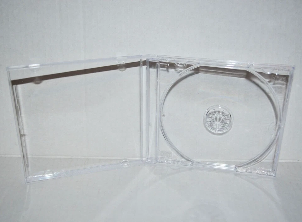 Sony PlayStation 1 PS1 PSOne Dreamcast Replacement Clear CD Disc Jewel Cases 100 - Image 1 of 4