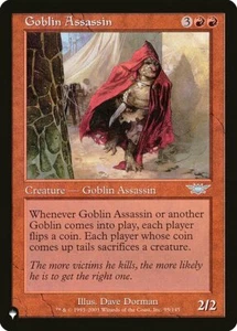 MTG GOBLIN ASSASSIN EXC - ASSASSINO GOBLIN - TLI - MAGIC - Imagen 1 de 1