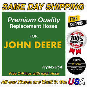 M804254 New Replacement Hydraulic Hose for John Deere Equipment - M804254 Hose