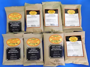 AC Legg 8 Seasoning Variety Bundle for Breakfast Pan, Smoked, Italian, Bratwurst - Picture 1 of 4