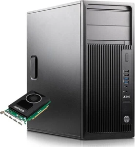 Computer Workstation HP Con i7-6th 32gb Ram 256gb SSD MVME e 3TB HDD 4GB GBU - Afbeelding 1 van 5