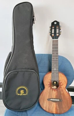 Bright Sun Solid Acacia Koa Concert Ukulele BS-20CN-fuli-A - Image 1 of 4