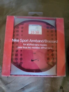 Nike Sport Armband Brassard For ALL Apple iPod Nano Models Red And black - Picture 1 of 6