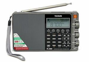 Used Tecsun PL880 PLL Dual Conversion AM FM Shortwave Portable Radio PL-880