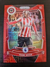 Yoane Wissa 2021-22 Panini Prizm Premier League Soccer Rookie Card Red Mojo /159