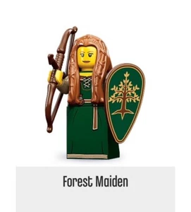 NEW LEGO Minifigure Series-9 71000 Forest Maiden **FACTORY SEALED** - Picture 1 of 2