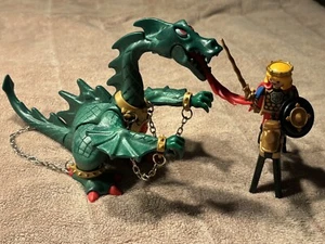 Playmobil Set 3840: Grüner DRACHE MIT RITTER, Drachenkämpfer, Prinz, TOP! - Bild 1 von 3