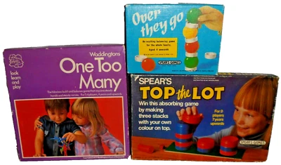 One Too Many + Top The Lot + Over They Go (Vintage Stacking Games x3) Complete - Image 1 of 4