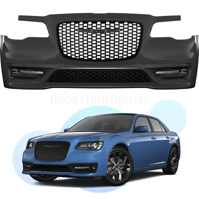 Front Bumper Cover Complete Kit For Chrysler 300C 300 C SRT8 SRT 8 SRT-8 - Imagem 1 de 4