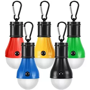 LED Tent Lights 5 Packs,Portable Camping Lights 4 Lighting Modes,Battery Powered - Picture 1 of 7