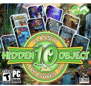 Hidden Object Classic Treasures 3 -10 Great Games - Collectors Editions Included - Picture 1 of 9
