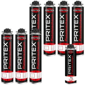 Bauschaum Set 7 x 750 ml inkl. Reiniger PU Schaum Pistolenschaum Montageschaum - Bild 1 von 7