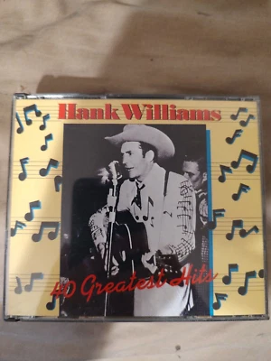 Hank Williams – 40 Greatest Hits (CD, 2-Discs, Polydor) - Image 1 of 2