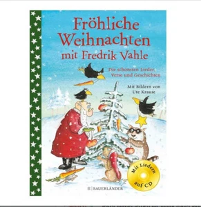 mit CD Fröhliche Weihnachten ►►►UNGELESEN Fredrik Vahle Lieder Verse Geschichten - Bild 1 von 2