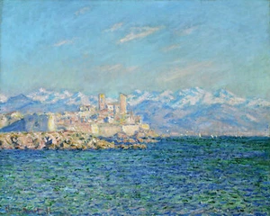 Claude Monet Antibes Afternoon Effect Canvas Print Various Sizes - Picture 1 of 1