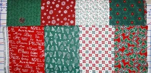 Christmas Joy Sampler XMAS Springs Creative Cotton Quilt fabric You Pick Length - Picture 1 of 12