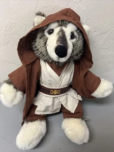 STAR WARS BUILD A BEAR WORKSHOP OBI-WAN KENOBI JEDI PLUSH TEDDY BEAR 15” NICE. - Picture 1 of 5