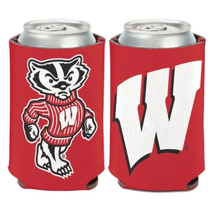 University of Wisconsin Badgers Can Cooler 12 oz. Koozie - Picture 1 of 1