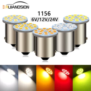 2Pezzi 1156 BA15S P21W 3030 15 LED Lampadina Indicatori Di Direzione 6V 12V 24V - Imagen 1 de 14