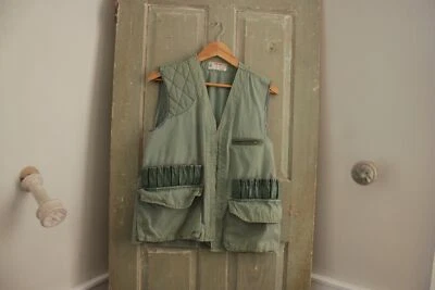 Chaleco de caza verde francés de los años 50 chaleco ropa de trabajo ropa de trabajo ropa vintage Foto 1 de 4