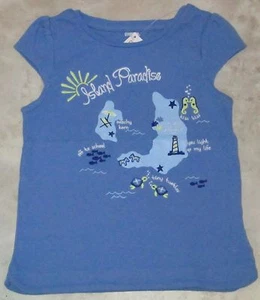 NUEVO CON ETIQUETAS Camiseta Gymboree Greek Isle Style Island Paradise Map 12 18 24 2T 4T 5T NUEVA - Imagen 1 de 1