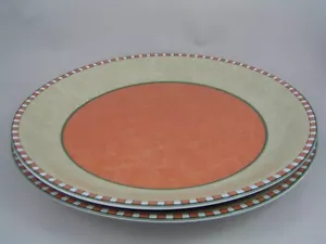ZWEI VILLEROY & BOCH SCHALTER 2 LIMA 12" SERVICEPLATTEN. - Bild 1 von 2