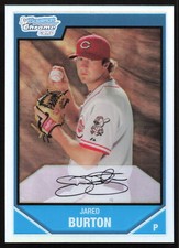 2007 Bowman Chrome #BC101 Jared Burton     Cincinnati Reds Card