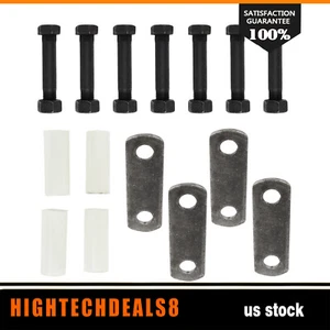 Kit de grillete de eje tándem para remolque individual engrasable para resorte de hoja de doble ojo - Imagen 1 de 6