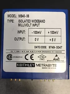 KEITHLEY METRABYTE MB40-06 - Picture 1 of 1