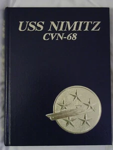 USS NIMITZ CVN-68 Mediterranean Deployment 1985 LOG CRUISE Book HC Yearbook ~ EX - Picture 1 of 15