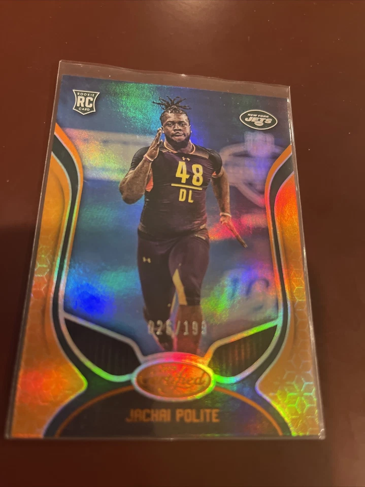 2019 Panini Certified Orange #186 Jachai Polite /199 - Image 1 of 2