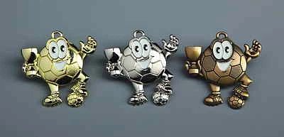 FDPOKALE Kinder Fußball Medaillen inkl. Halsband und Beschriftung nur 1,99.-