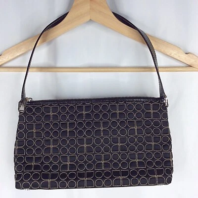 Bolso de Hombro Kate Spade New York Noel Acolchado Cartera Negro Rosa Forro de Gamuza $370 Foto 1 de 4
