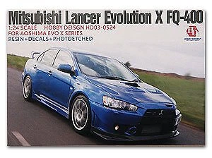 1/24 Mitsubishi Lancer Evolution X Fq-400 Detail Up Kit Hobby Design Hd03-0524 - Image 1 of 4