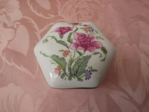 Hammersley floral Trinket box - Porcelain/china - Made in England - Picture 1 of 8