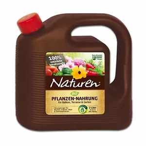 Naturen Bio Pflanzen-Nahrung 2 Liter Dünger Flüssigdünger Gemüsedünger Obst - Bild 1 von 1