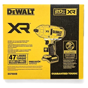 DeWALT DCF900 20V Max Brushless XR 1/2" Schlagschrauber mit hohem Drehmoment Hog Ring Amboss - Bild 1 von 8