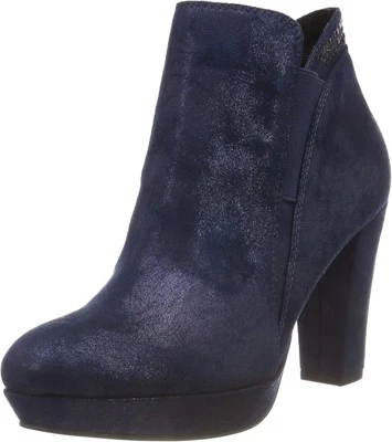 Botines mujer TAMARIS, azul oscuro, R- EUR 38, L- EUR 37 DEFECTUOSOS - Imagen 1 de 4