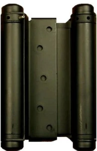Mattschwarz Cafe Türscharnier - Verstellbares Double Action Federscharnier 6 Zoll - Bild 1 von 8